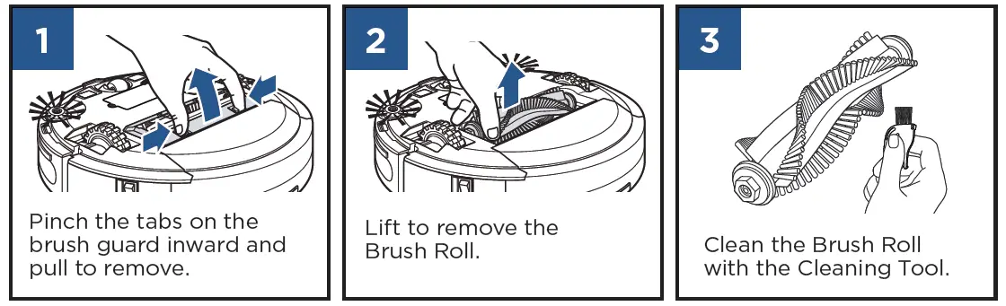 Cleaning the Brush Roll