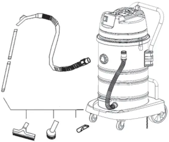 KLARSTEIN 10007544 IVC 50 Wet Dry Vacuum Cleaner - Disassembling1