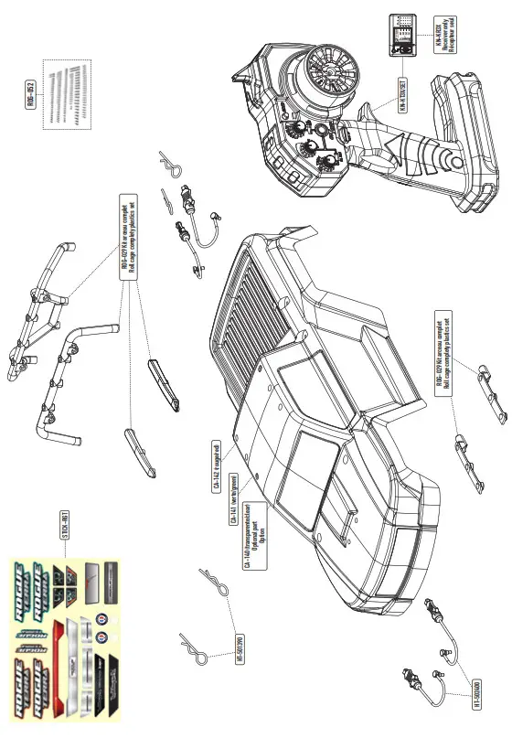 hobbytech ROGT RD RTR ROGUE TERRA Monster Truck - fig 12