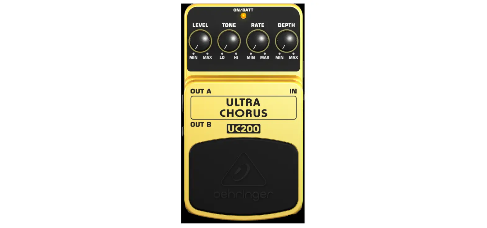 Behringer Uc200 Ultimate Stereo Chorus Effects Pedal Instruction Manual
