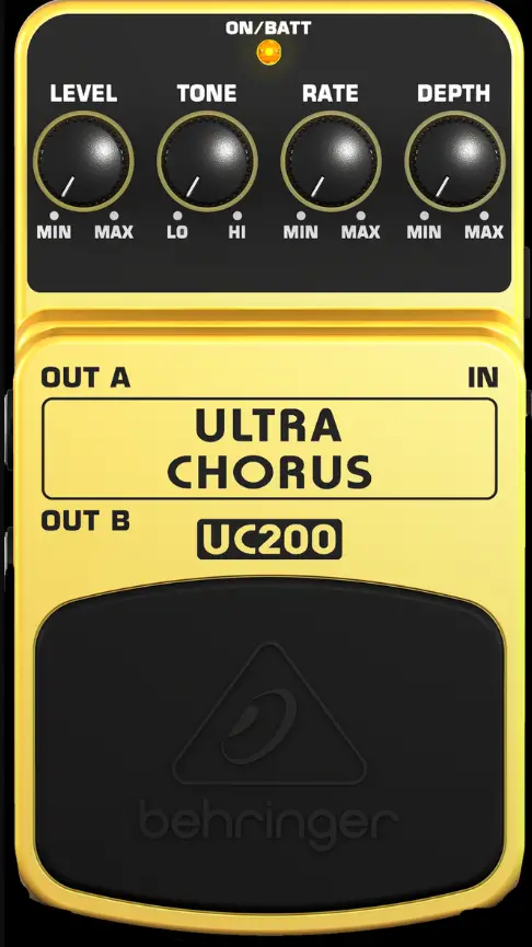 behringer UC200 Ultimate Stereo Chorus Effects Pedal Instruction-product