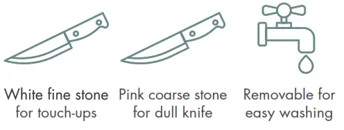 SousChef 5 Culinary Accessories in One - KNIFE SHARPENER2