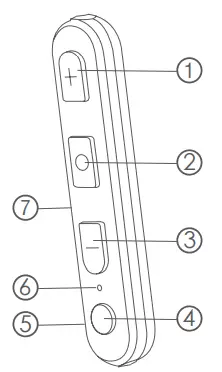volkano Bluetooth Wireless EarphonesMicrophone