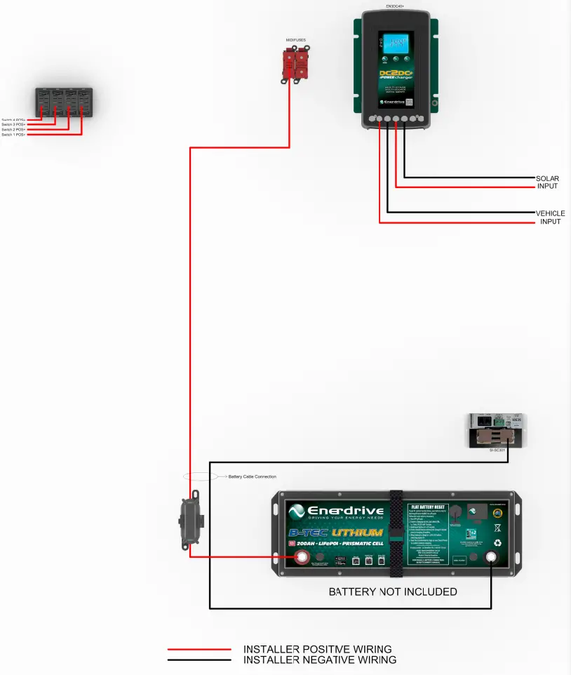 Enerdrive SCQ50 Explorer Simarine Installer Wiring - fig