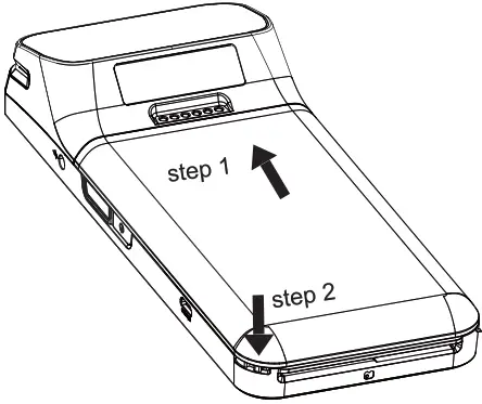 bbpos LVH326 Android POS Terminal - Back Cover