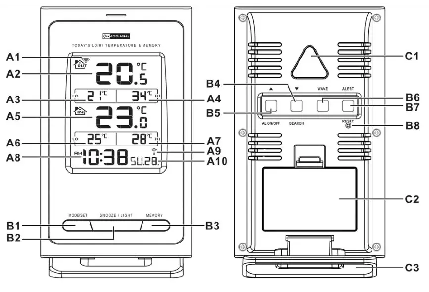 HYUNDAI WS 2494 Stand Weather Station 1