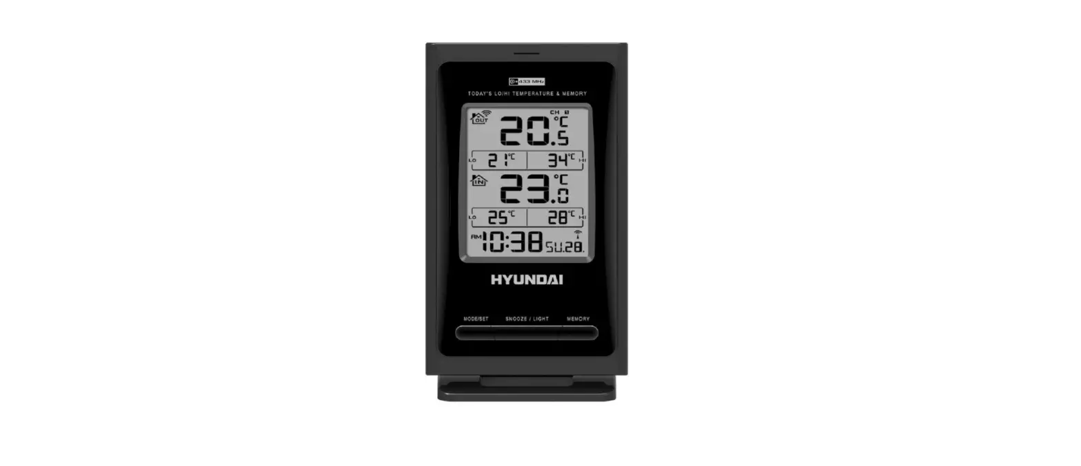 Hyundai Ws 2494 Stand Weather Station Instruction Manual Hyundai Ws 2494 Stand Weather Station Instruction Manual