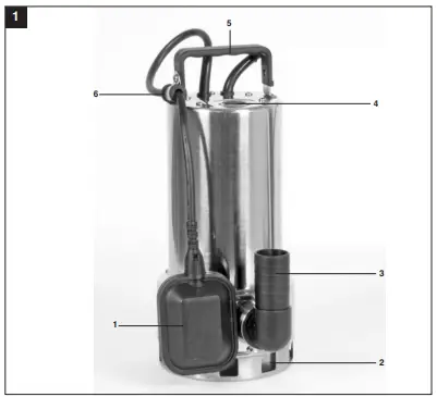 Einhell GC-DP 7835 Dirty Water Pump-fig2