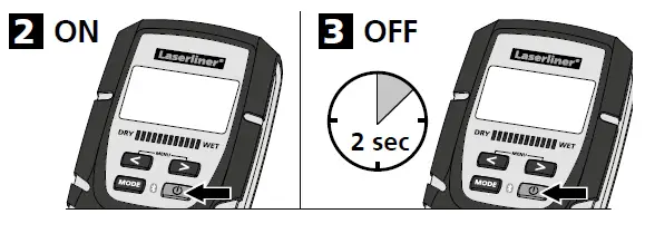 Laserliner 082.334A MoistureMaster Compact Plus Moisture Meter fig 2