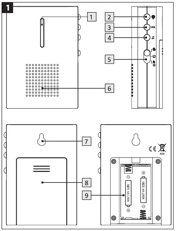 Hard-Head-014148-Wireless-Door-Bell-fig-1