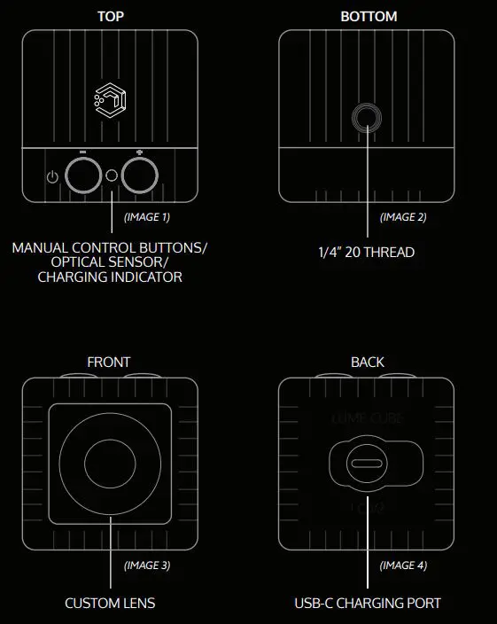 Lume-.cube-LC-V2 2.0-Daylight-Balanced-Portable-LED-Light-FIG-1