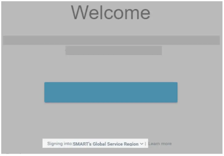 Changing the service region