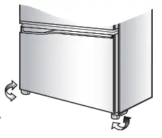 Panasonic Refrigerator - Moving or shifting