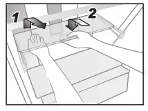 Panasonic Refrigerator - Removing FC glass