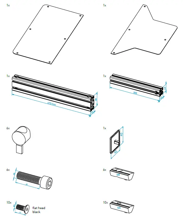 MONSTERTECH 01900001 MTS Base Plate 1