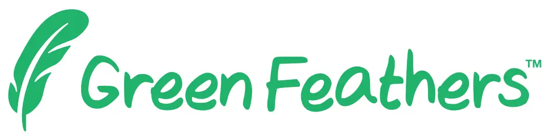 Green Feathers logo