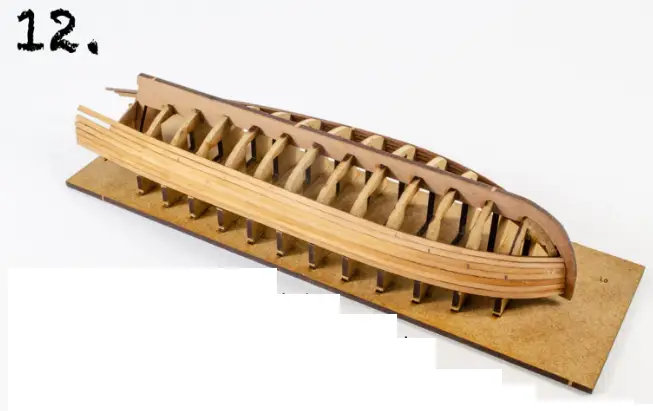 VANGUARD MODELS KR-62144 26 Inch Wood Boat - fig12