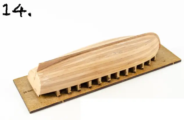 VANGUARD MODELS KR-62144 26 Inch Wood Boat - fig14