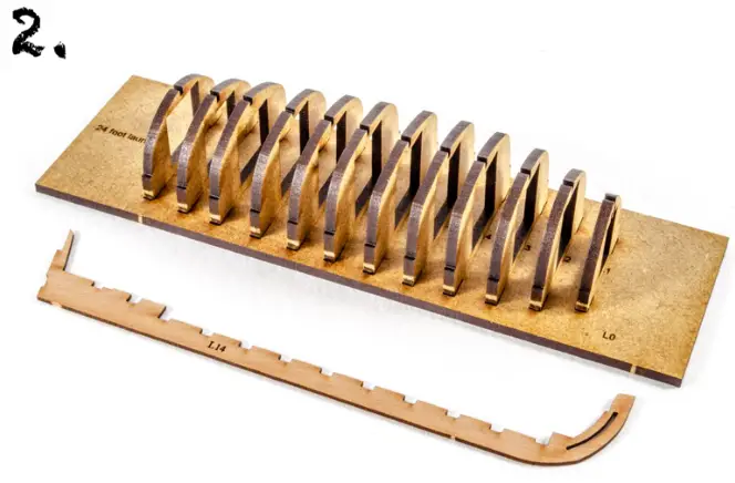 VANGUARD MODELS KR-62144 26 Inch Wood Boat - fig2