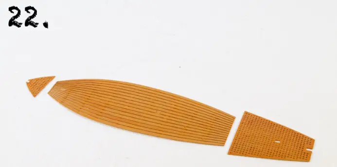 VANGUARD MODELS KR-62144 26 Inch Wood Boat - fig22