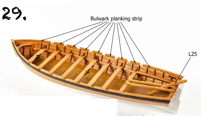 VANGUARD MODELS KR-62144 26 Inch Wood Boat - fig29