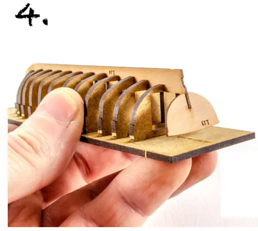 VANGUARD MODELS KR-62144 26 Inch Wood Boat - fig4