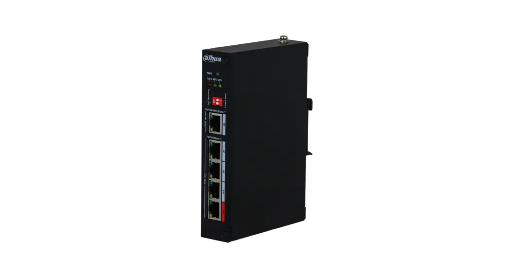 Dahua Pft1500 5-port Poe Extender With 4-port Poe Out And 1-port Poe In User Guide