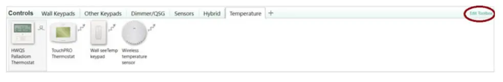 LG VRF – Lutron Palladiom Thermostat - Assigning2