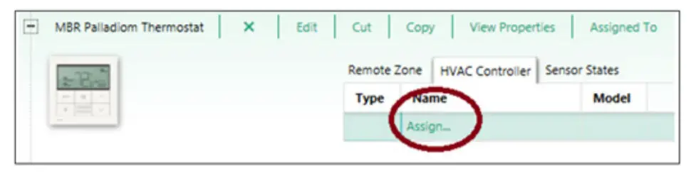 LG VRF – Lutron Palladiom Thermostat - Assigning3