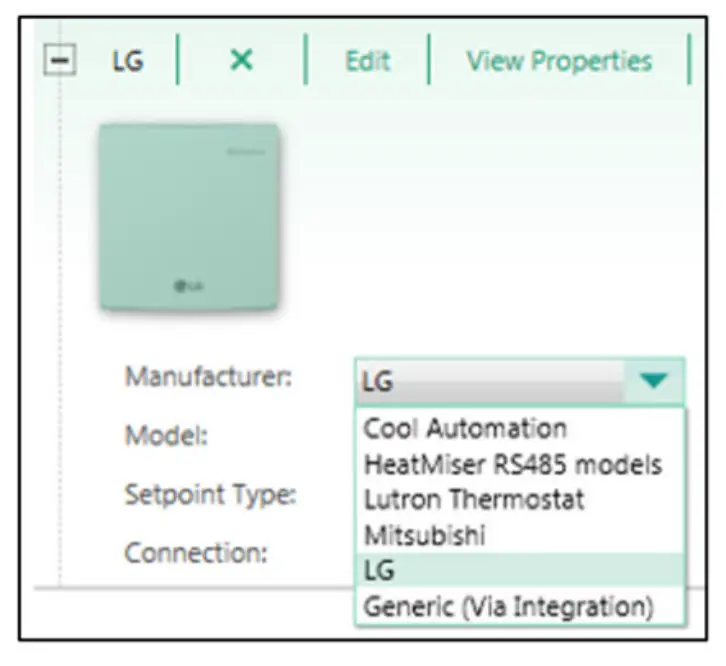 LG VRF – Lutron Palladiom Thermostat - Implementing2