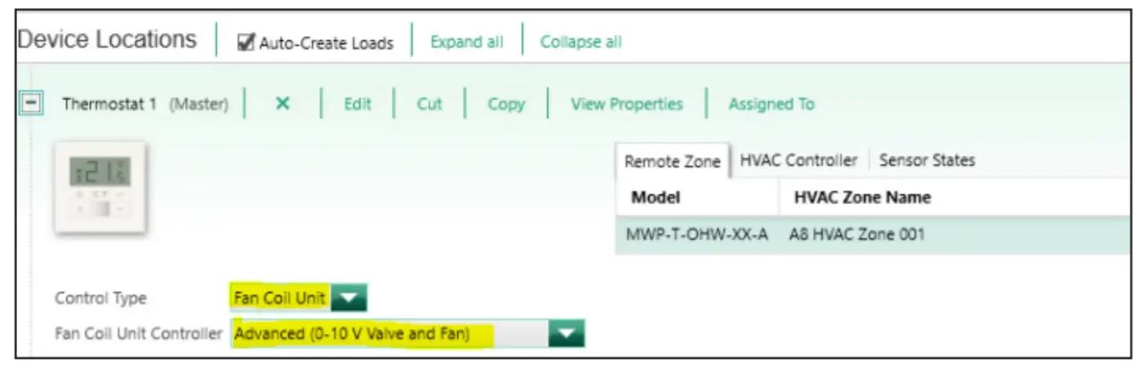 LG VRF – Lutron Palladiom Thermostat - myRoom Database