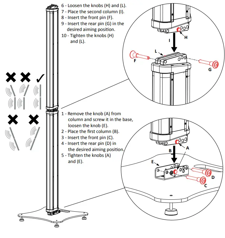 AXIOM AX8CL High Output Column Array Loudspeaker - SUBWOOFER 1
