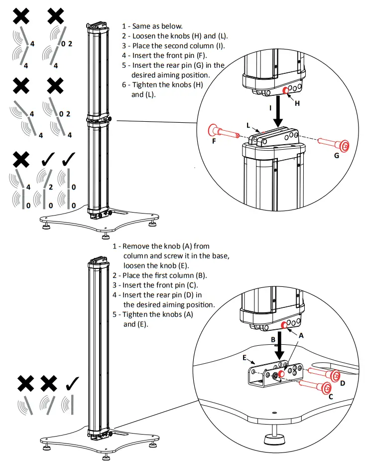 AXIOM AX8CL High Output Column Array Loudspeaker - SUBWOOFER 2