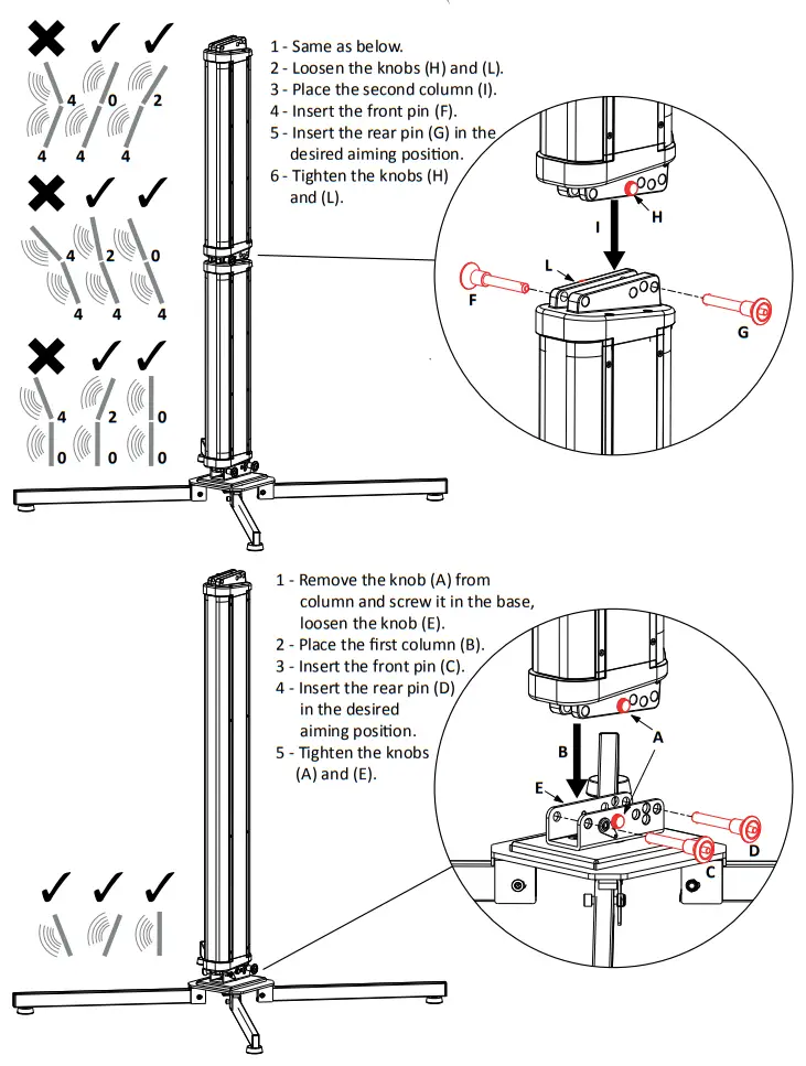 AXIOM AX8CL High Output Column Array Loudspeaker - SUBWOOFER 4