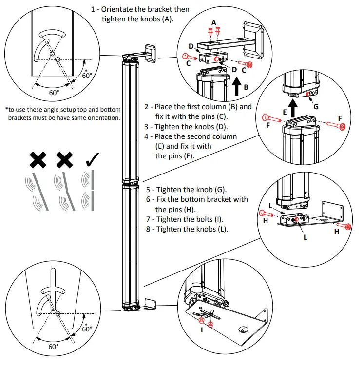 AXIOM AX8CL High Output Column Array Loudspeaker - SUBWOOFER 6