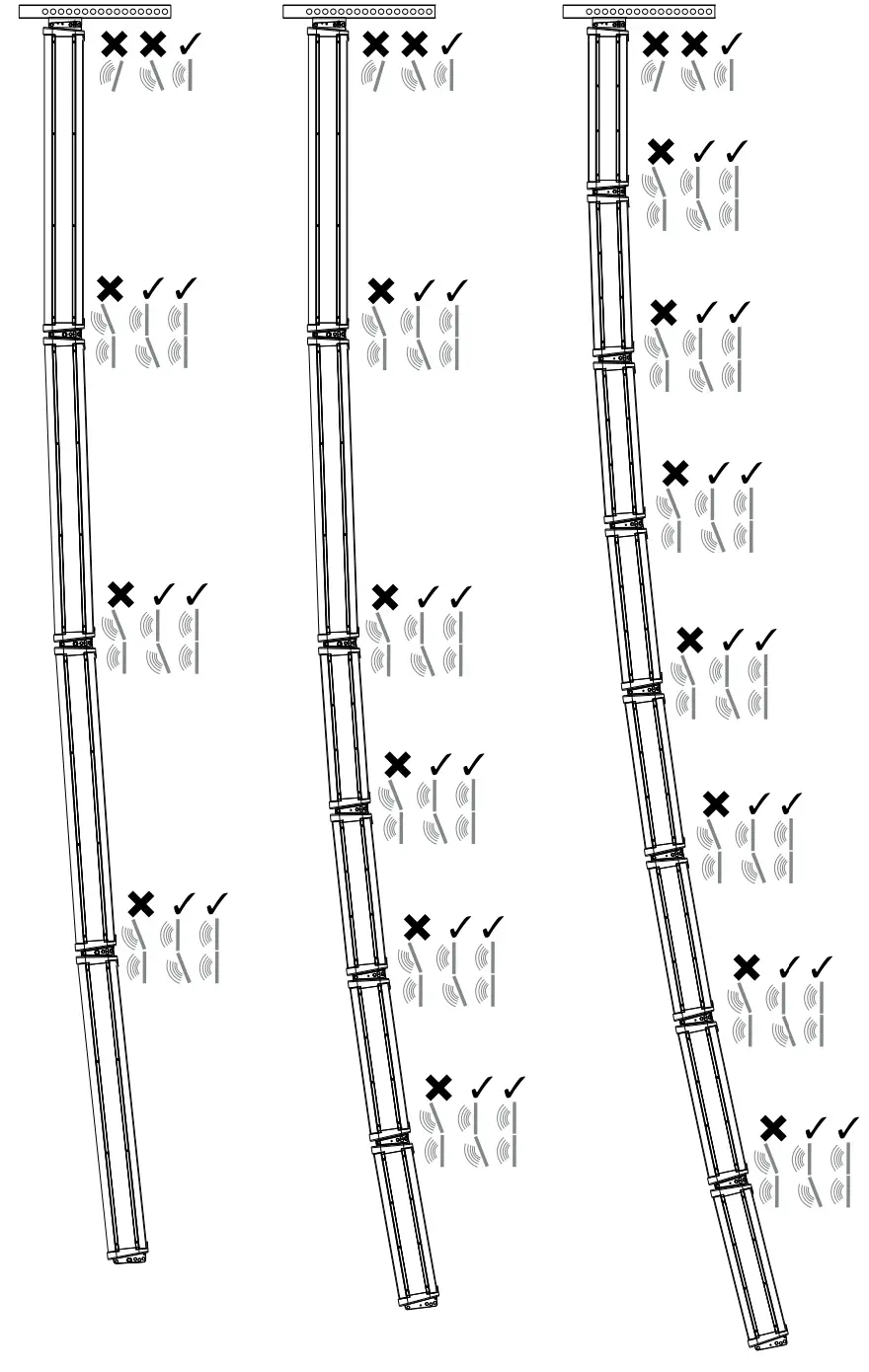 AXIOM AX8CL High Output Column Array Loudspeaker - SUBWOOFER 8