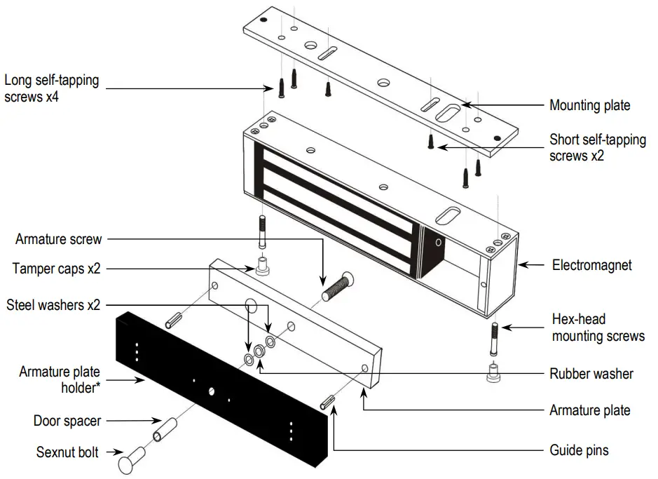 SECO-LARM E-941SA-Series Electromagnetic Locks-fig2
