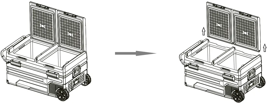 Mobisun MKVC95L Car Refrigerator - Fig 1