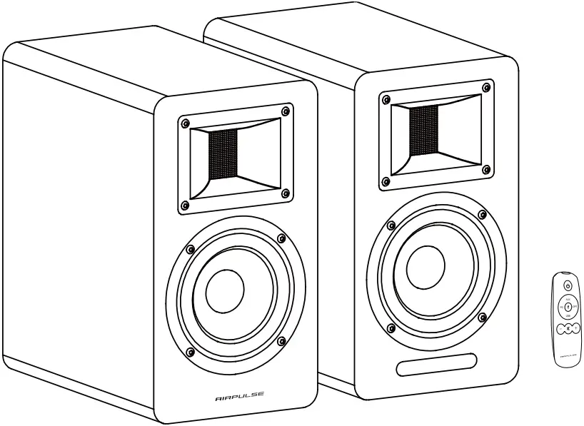 AIRPULSE A100 Active Speaker System