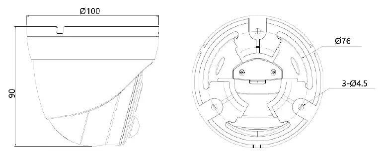 NOVUS NVIP-2VE-4231 PIR Vandal Proof IP Camera-1