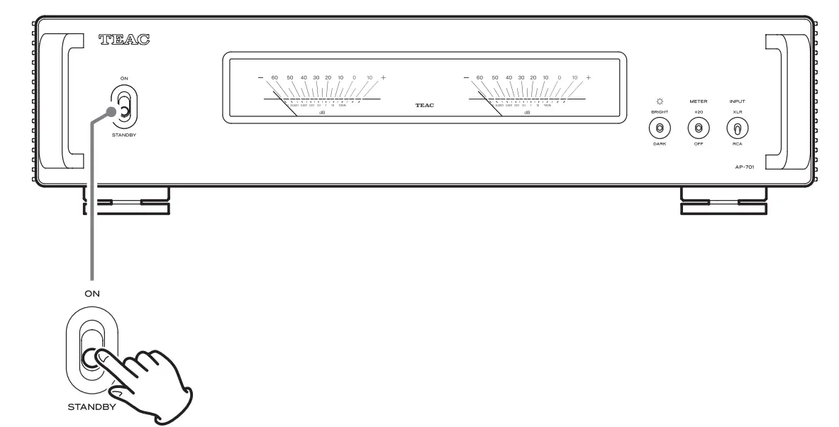 TEAC AP-701B Stereo Power Amplifier-13