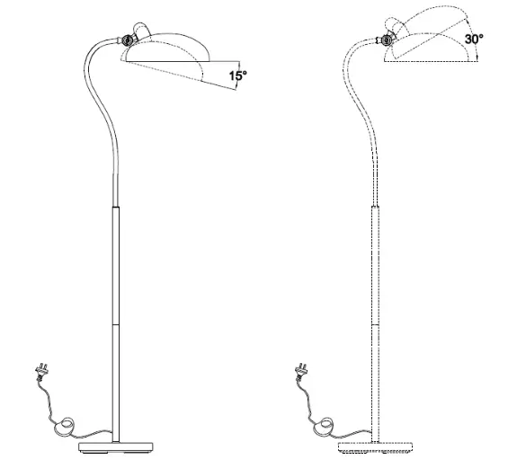 Lucci decor 269167 Yorke Floor Lamp - shade