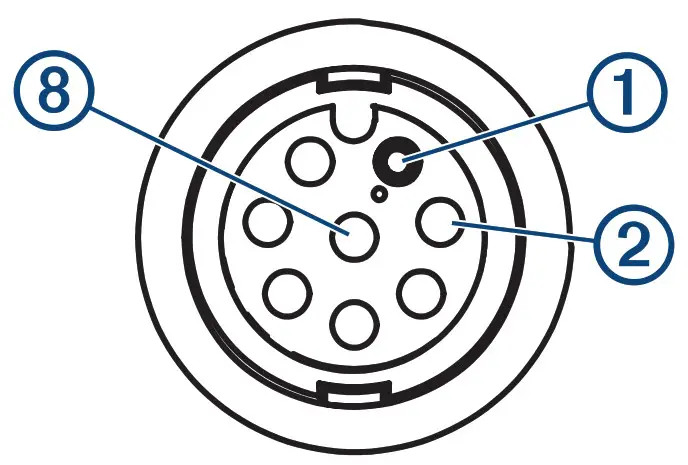 GARMIN GPS 24XD HVS NMEA - Pin 1