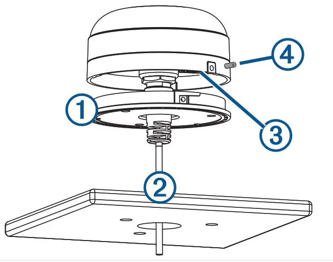 GARMIN GPS 24XD HVS NMEA - center of the bracket
