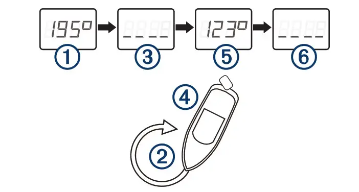 GARMIN GPS 24XD HVS NMEA - on the display