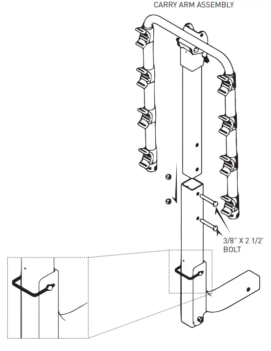 ALLEN SPORTS ZN540 4 Bike Hitch Racks- fig2