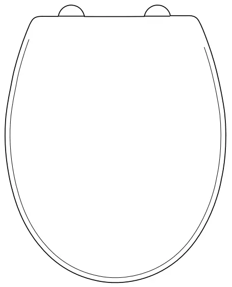 SCH TTE 81001 Toilet Seat Bamboo