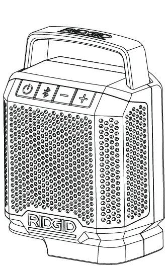 RIDGID R84088 18V Cordless Speaker product