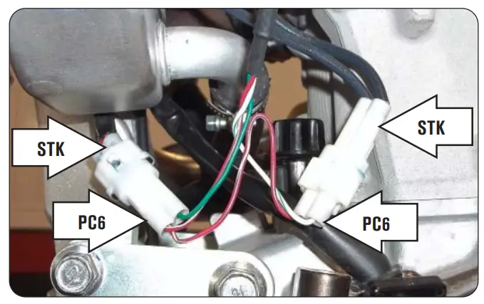 Dynojet WR450F Power Commander 6 Yamaha - stock wiring harnes1s