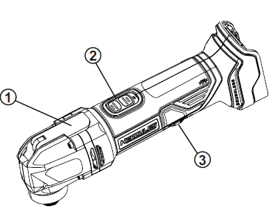 HERCULES HCB42B Cordless Oscillating Multi-Tool 2
